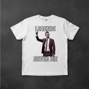 Charlie Kirk shirt legend never die tee